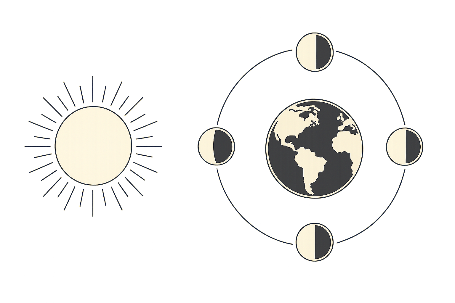 What are the phases of the moon and why does that matter?